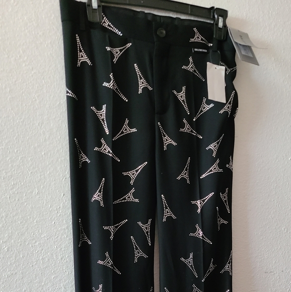 Balenciaga Embellised Swarovski Pant - Picture 1 of 7